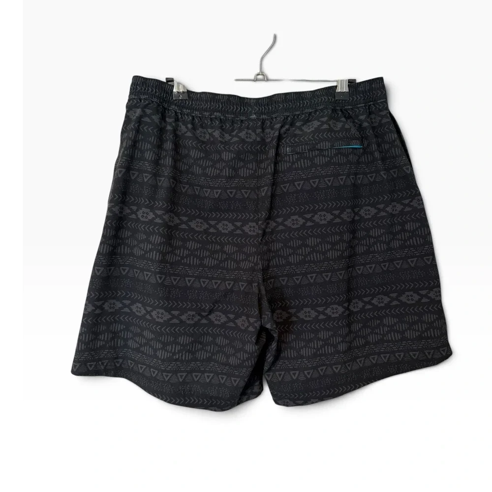 Chubbies Mens The Dark Arts Lined Classic Swim Shorts Black Tribal XL 7 Inseam